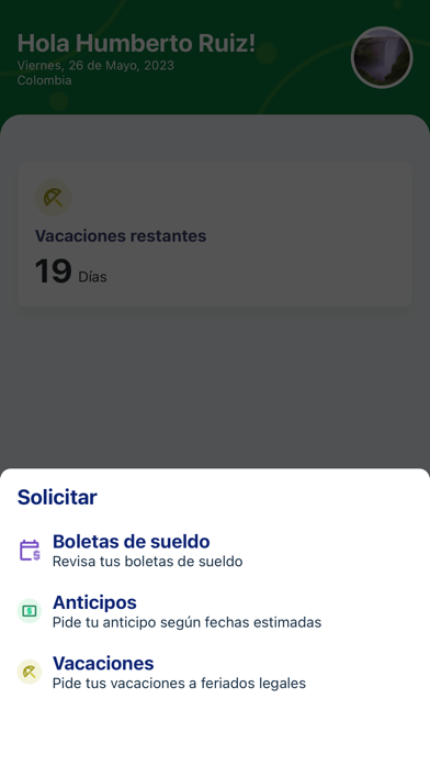 Defontana Gestión de Personas Screenshot