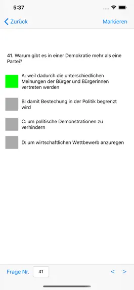 Game screenshot Leben in Deutschland 300Fragen hack