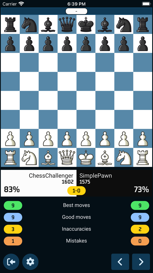 #4. SimpleChess - chess game (iOS) Podle: Europe Echecs