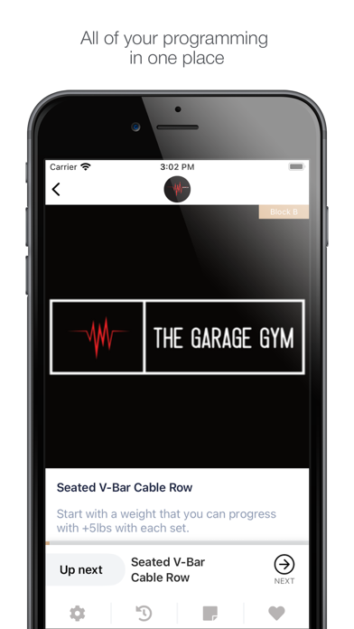 GARAGE GYM LLC Screenshot