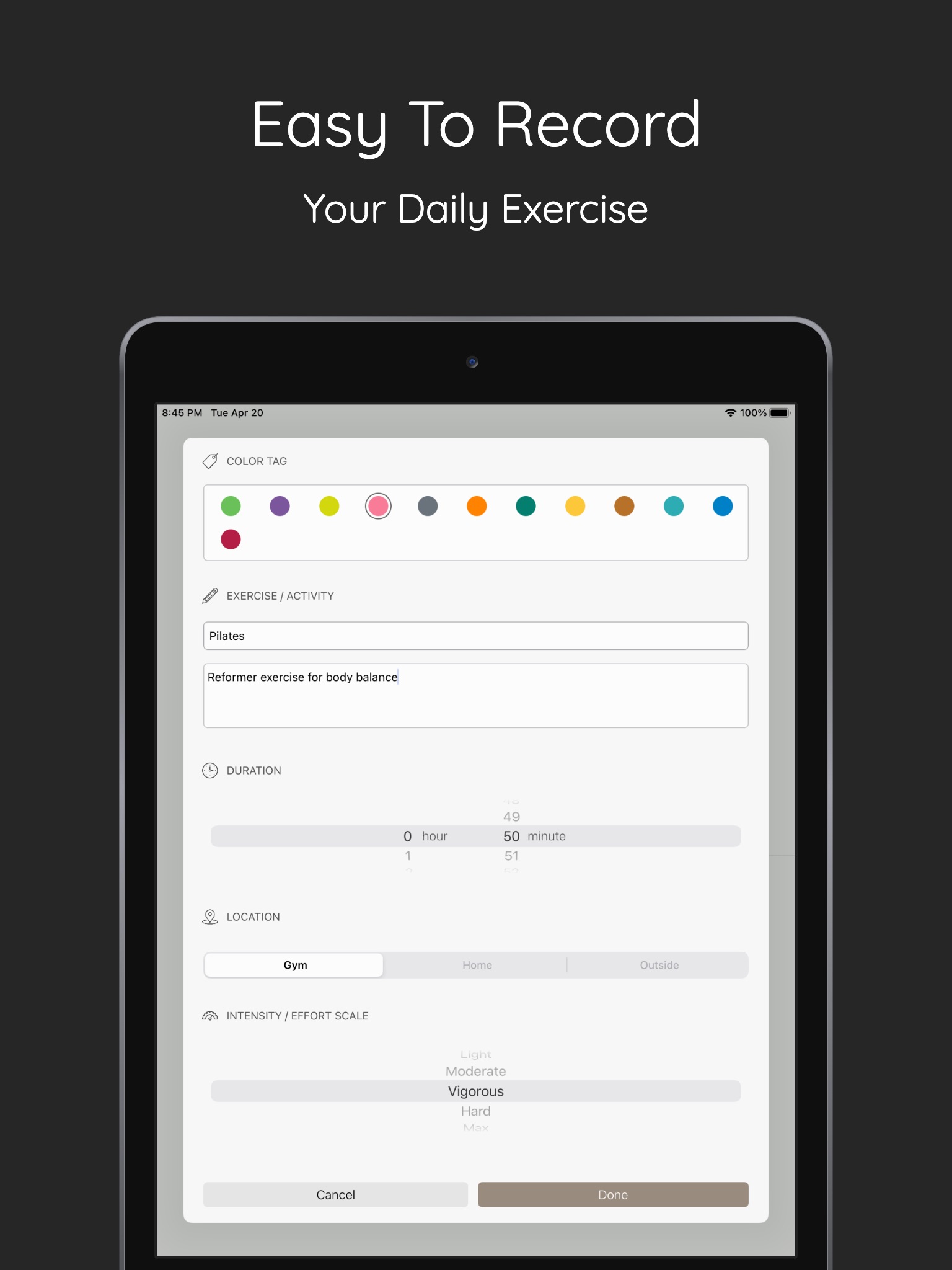 Simply Workout Tracker screenshot 3