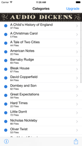 Charles Dickens Audio Library screenshot
