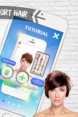 Game screenshot Try on Short Hair apk