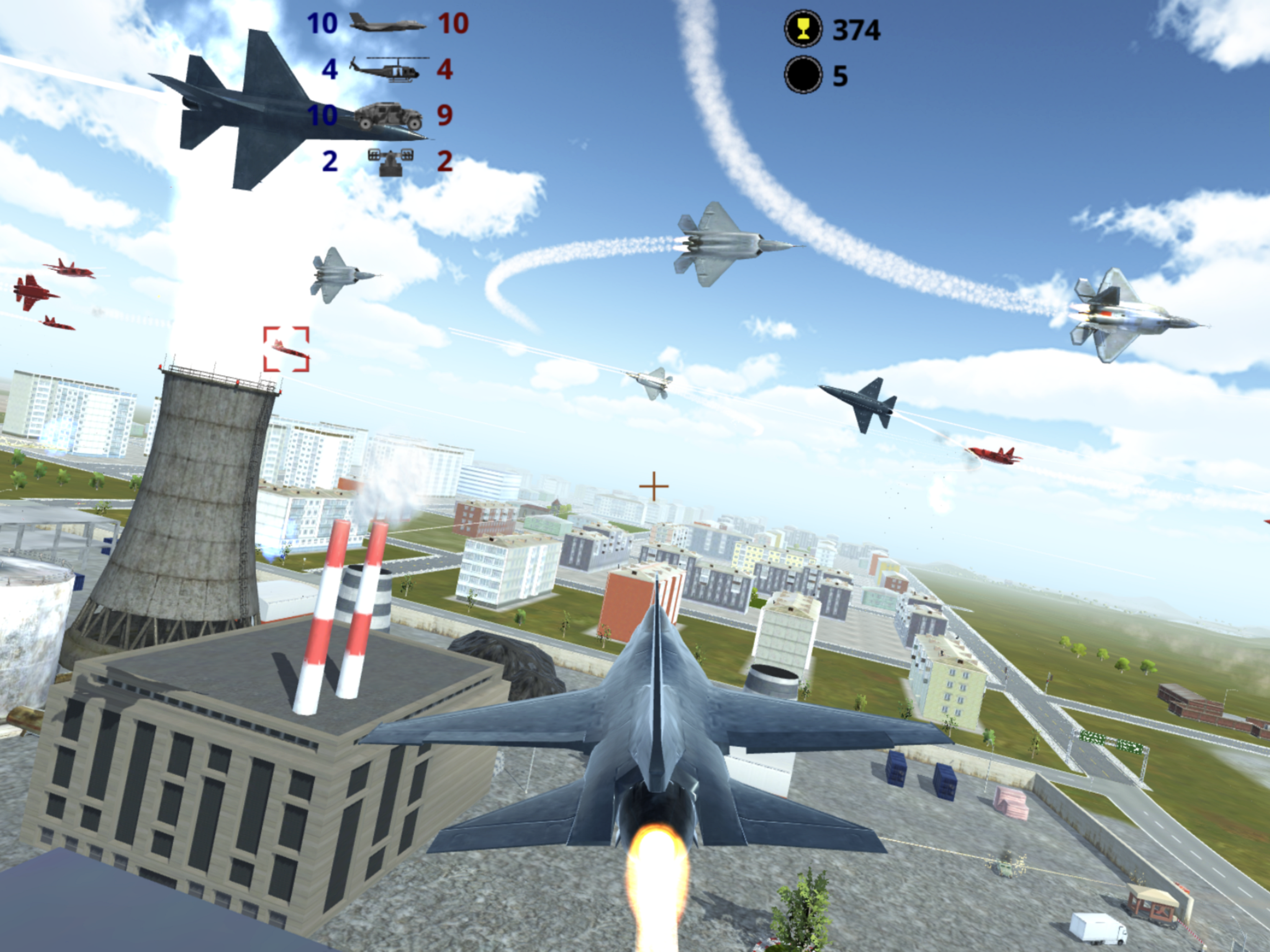 Fighter 3D - Air combat game screenshot 14