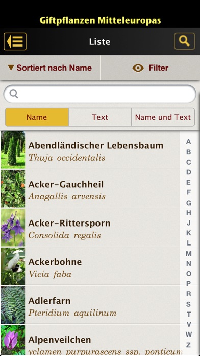 Screenshot #3 pour Giftpflanzen Mitteleuropas
