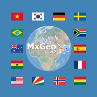 World atlas and map MxGeo Pro