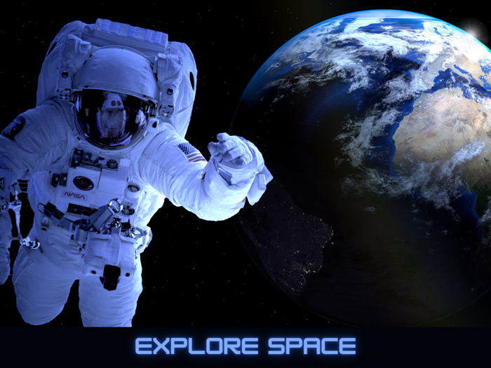 VR Space Roller Coaster Galaxy