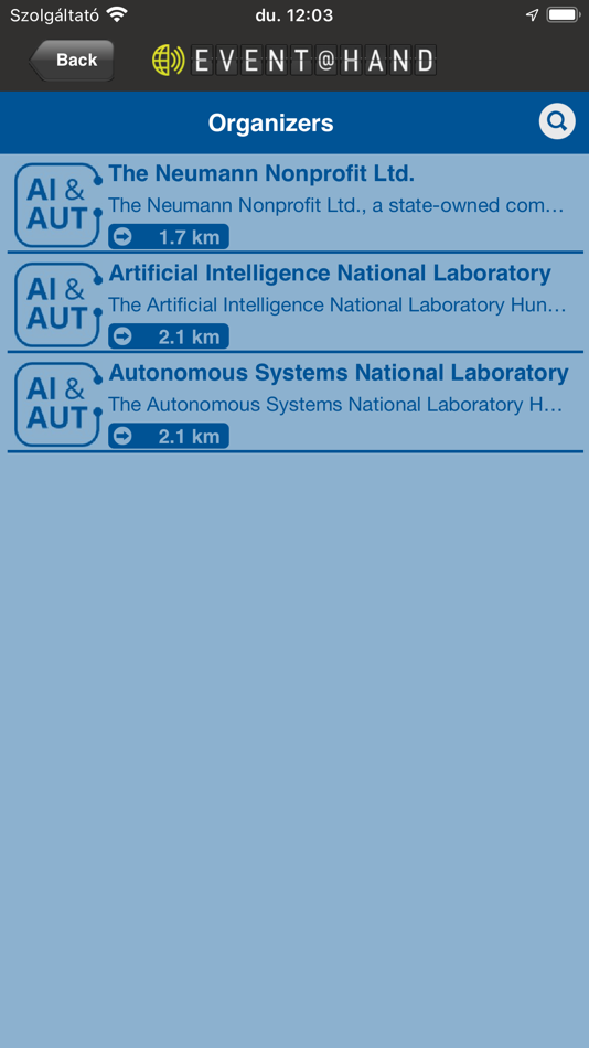 #3. AI & Aut Expo Hungary (iOS) 由: MTA SZTAKI