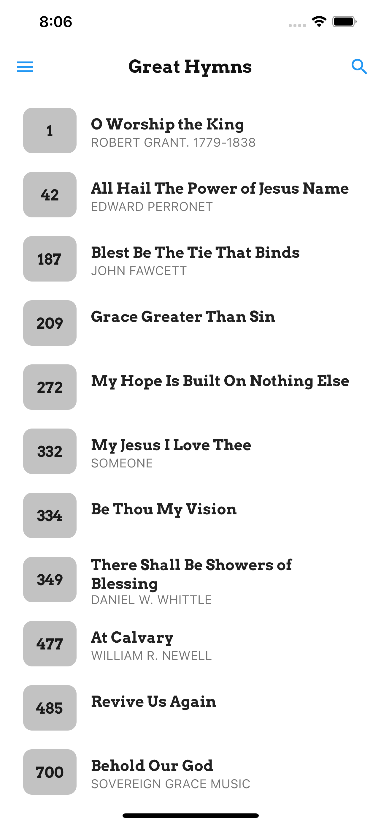 Great Hymns