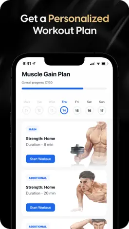 Game screenshot Fitness & Home Workout - FitX mod apk