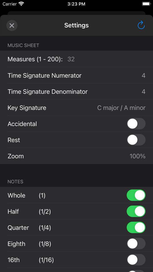 #6. Random Music Sheet (iOS) 由: Ketan Appa