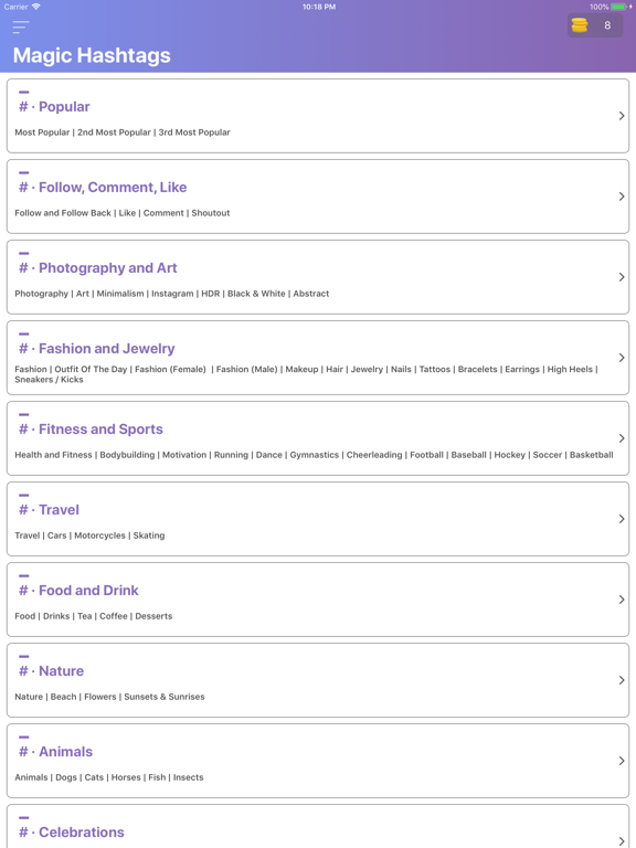 Screenshot #4 pour Magic HashTags For Social