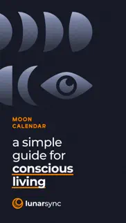 moon phase calendar app: luna iphone screenshot 1