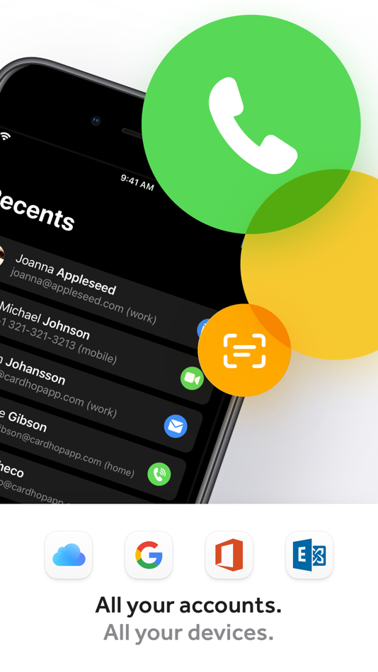 #2. Cardhop Contacts (iOS) By: Flexibits Inc.