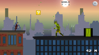 Rooftop Runner - Lizard Attack Screenshot