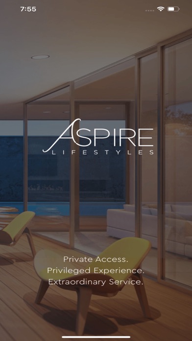 Aspire Lifestyles Concierge Screenshot