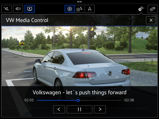 Volkswagen Media Control iPad app afbeelding 5