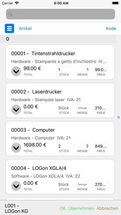 XGLA/4 Sales Pro for Phone Screenshot