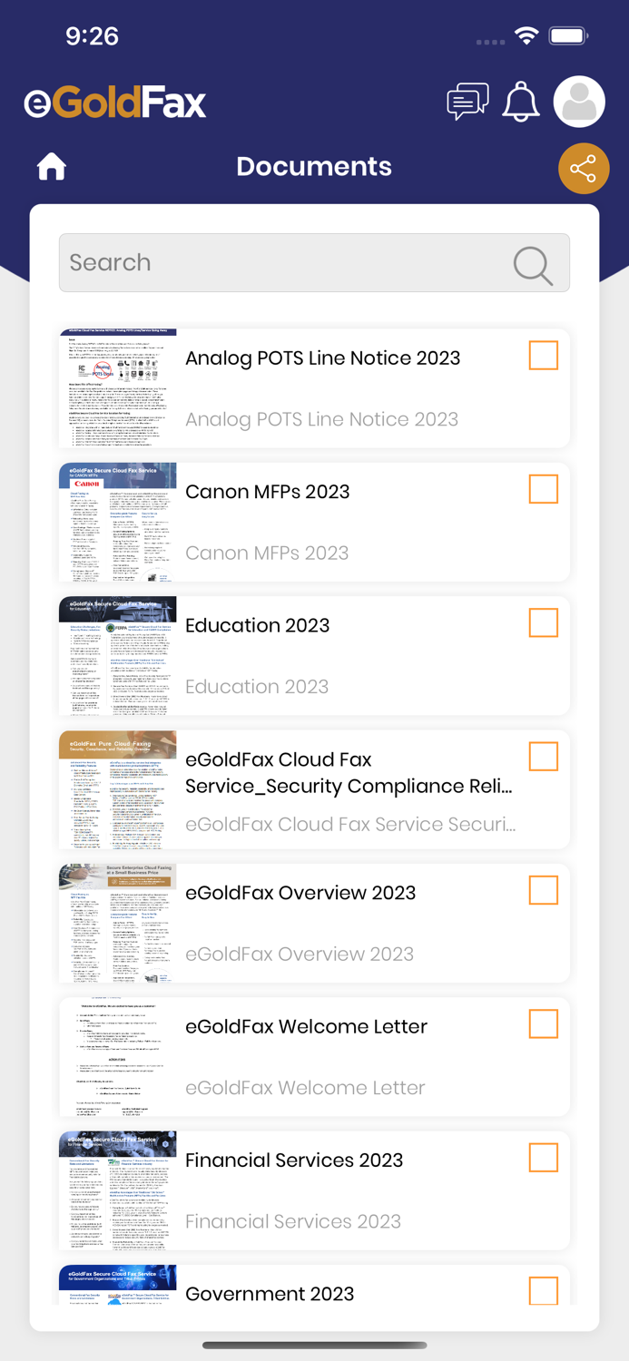 eGoldFax Reseller Connect App