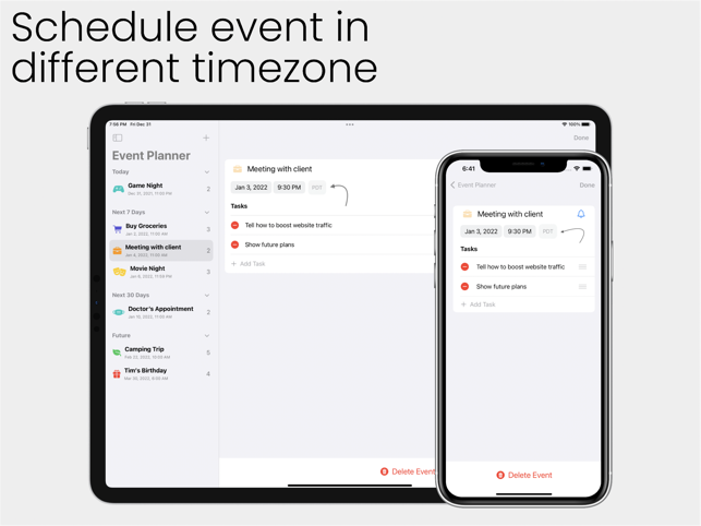 ‎Event Planner: Plan & Remember Screenshot