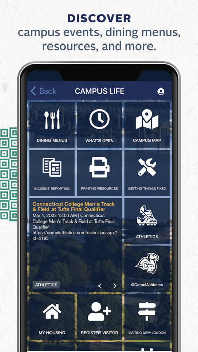 Connecticut College Mobile Screenshot