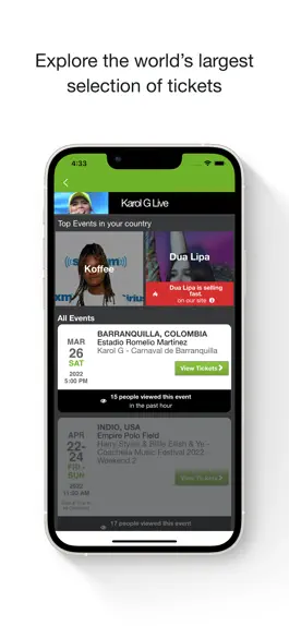 Game screenshot viagogo Tickets apk