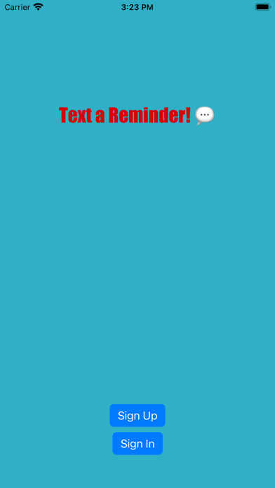 Text A Reminder Screenshot