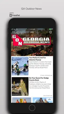 Georgia Outdoor News iPhone image 1