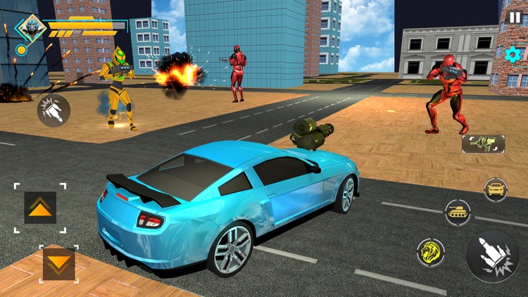 Superhero Robot Alien Rescue screenshot-5