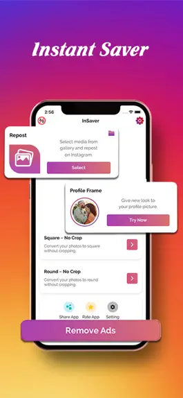 Game screenshot InSaver : Repost for Instagram apk