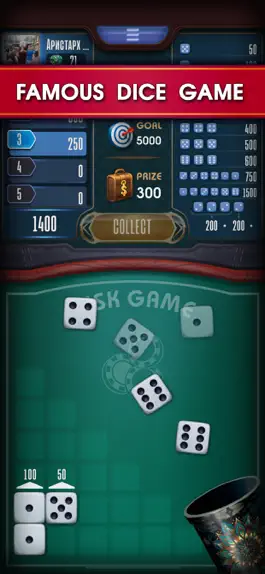 Game screenshot Farkle online -10000 Dice Game mod apk