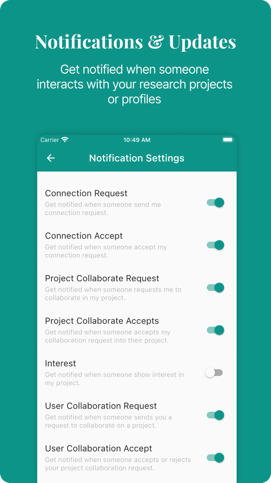 #3. Research Connect App (iOS) 由: Research Connect