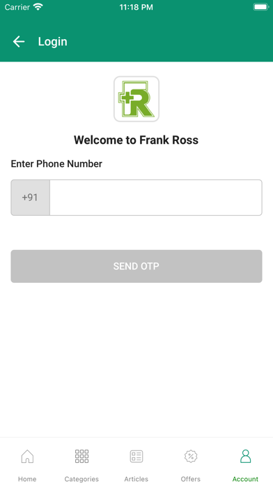 Frank Ross Health Screenshot