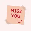 Miss You iStickers delete, cancel