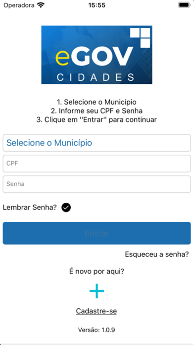 eGOV Cidades Screenshot