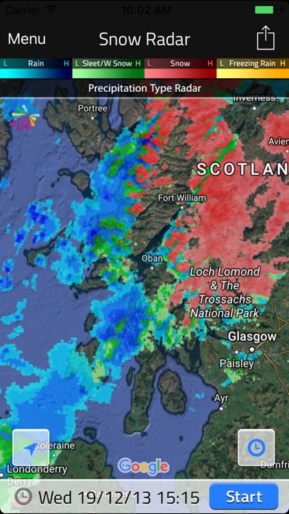 UK Snow Radar