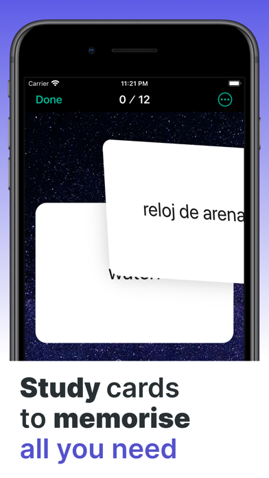Screenshot #2 pour Everycards Flashcards Quizzes
