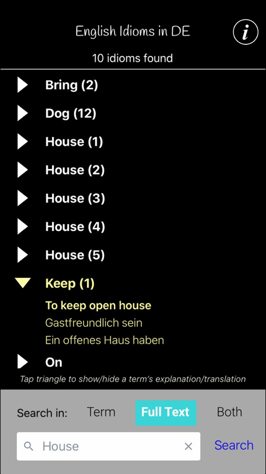 #4. English Idioms in DE (iOS) By: I.M.D. Publicacion C.A.