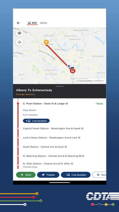 CDTA Navigator Screenshot