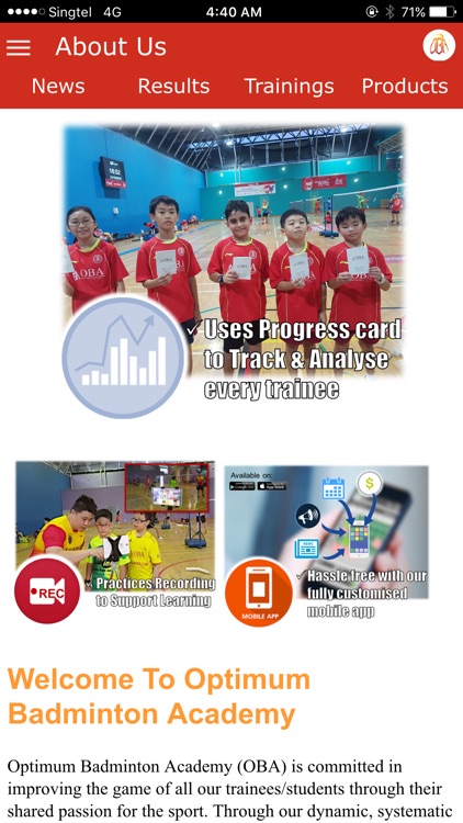 OBA Badminton App (New)