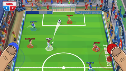 サッカーの試合: Soccer Battleのおすすめ画像1