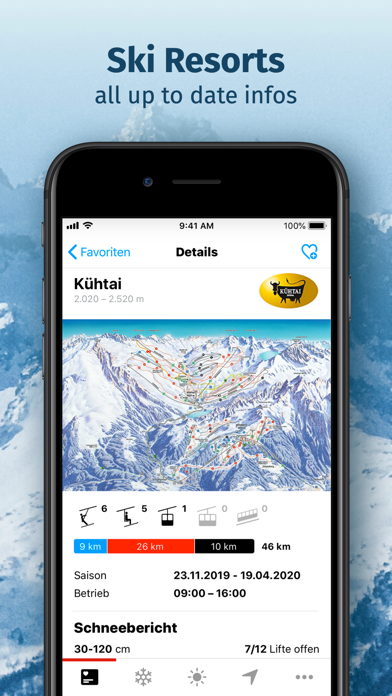 bergfex: ski, snow & weather Screenshot