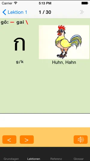ClickThai Lesetrainer screenshot 3