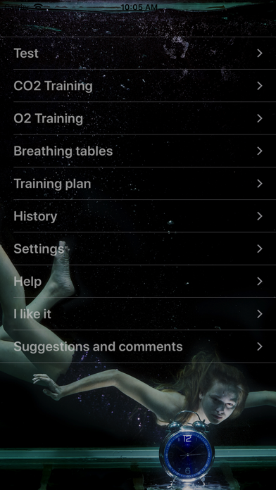 Apnea Tables Trainer Screenshots