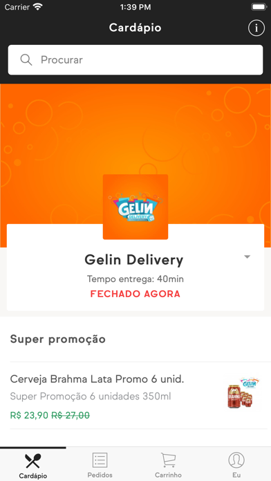 Gelin Delivery Screenshot
