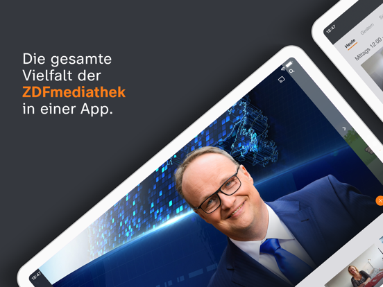 ZDFmediathek iPad app afbeelding 1