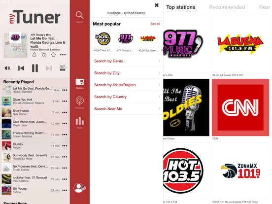 Screenshot #2 for myTuner Radio Pro