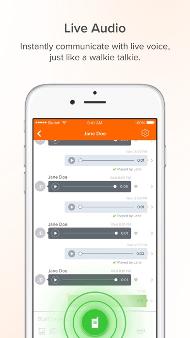 Voxer Walkie Talkie Messenger Screenshot