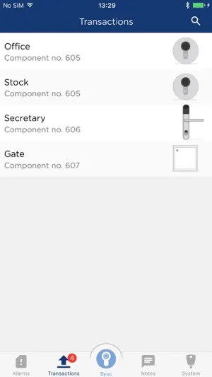 Winkhaus blueSmart screenshot 2