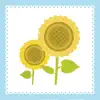 Sticker sunflower